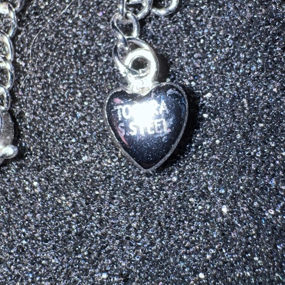 TOCARA Serenity Prayer necklace 18” + 2” s.steel diami diamond - Picture 4 of 7